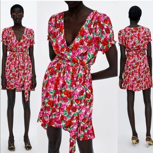Zara Floral Mini Dress
